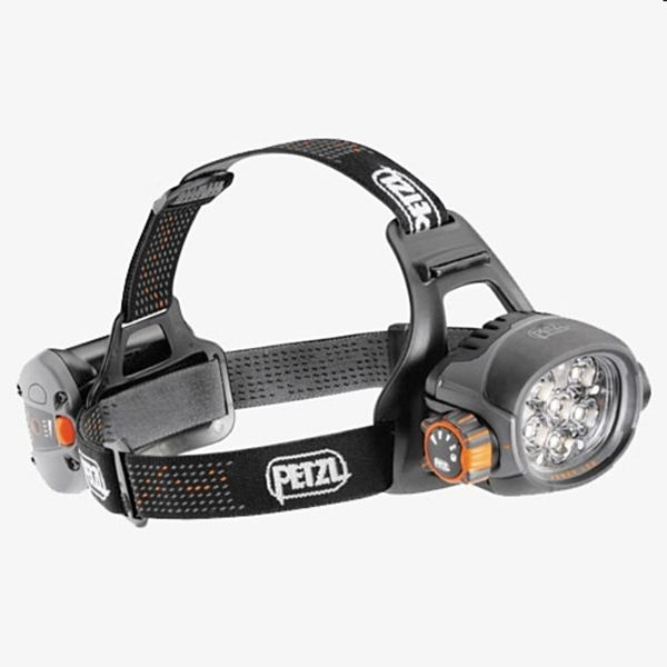 Adjustable LED Headlamp with Rear Battery Pack – Black