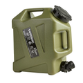 12L Portable Camping Water Container with Spigot – Olive Green